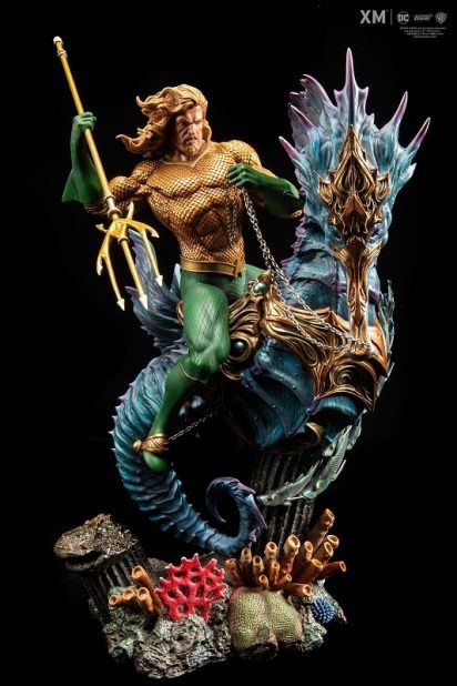 JUSTICE LEAGUE - Statua Aquaman Scala 1:6 DC COMICS REBIRTH PREMIUM COLLECTIBLES 50 cm