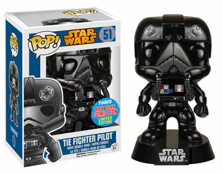 Star Wars POP! Vinyl Bobble-Head Figure Tie Fighter Pilot Chromed Exclusive 9 cm (con bollino New York ComicCon 2015)
