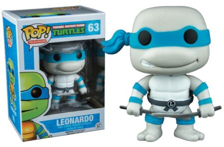 Teenage Mutant Ninja Turtles POP! Television Vinyl Figure Leonardo Greyscale Limited 9 cm
