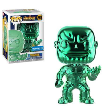 Avengers Infinity War POP! Marvel Vinyl Figure Thanos Green Chrome Exclusive 9 cm
