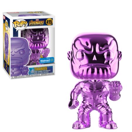 Avengers Infinity War POP! Marvel Vinyl Figure Thanos Purple Chrome Exclusive 9 cm
