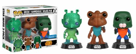 Star Wars POP! Vinyl Bobble-Head Figures 3-pack Greedo/Hammerhead/Walrus Man 9 cm