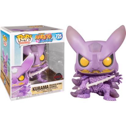 Naruto Shippuden POP! Animation Super Sized Vinyl Figure Kurama Majestic Attire Susanoo Limited 15 cm