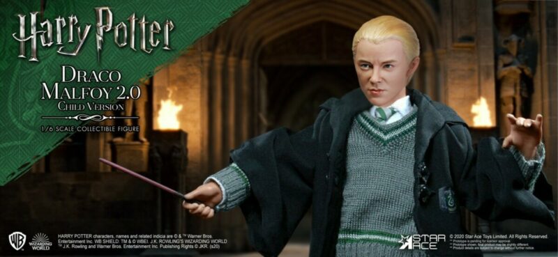 Harry Potter: Draco Malfoy Child School Uniform Version 2.0 1:6 Scale Figure - immagine 5