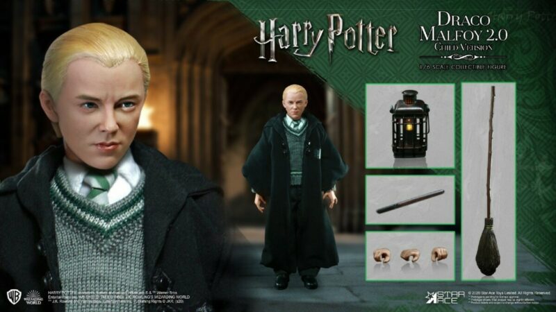 Harry Potter: Draco Malfoy Child School Uniform Version 2.0 1:6 Scale Figure - immagine 4