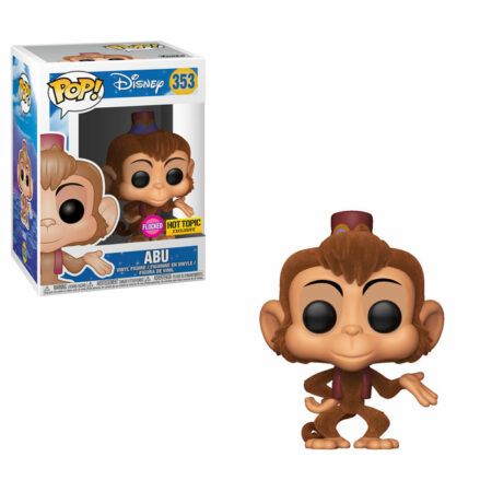 Aladdin POP! Vinyl Figure Abu (Flocked) 9 cm