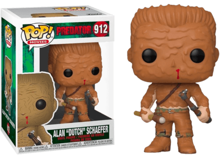 The Predator POP! Movies Vinyl Figures Alan "Dutch" Schaefer in Mud Limited 9 cm