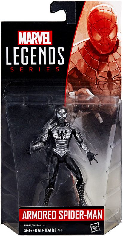 Marvel Legends 2016 Wave 2 Armored Spider Man Action Figure 10 cm