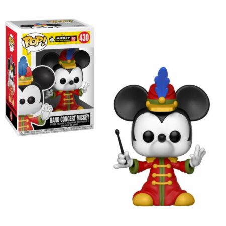 Mickey Mouse 90th Anniversary POP! Disney Vinyl Figure Band Concert 9 cm