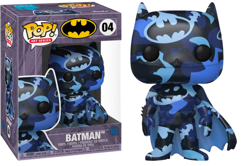 Batman POP! Vinyl Figure Batman Blue & Black Artist Series with Pop Protector Limited Edition