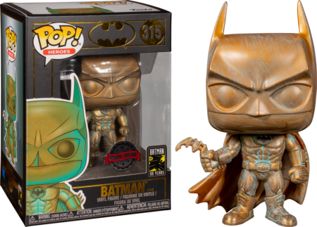 Batman (1989) POP! Heroes Vinyl Figure Batman Patina 80th Anniversary  Limited 9 cm