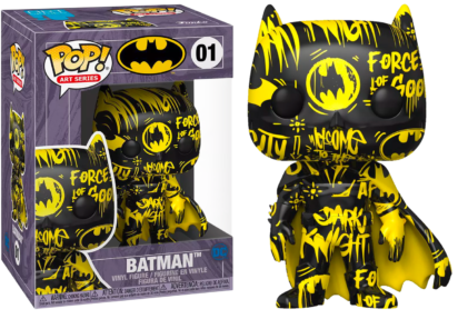 Batman POP! Vinyl Figure Batman Black & Yellow Artist Series with Pop Protector Limited Edition