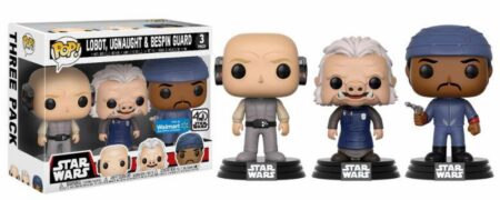 Star Wars POP! Vinyl Figure 3-Pack Lobot, Ugnaught & Bespin Guard 9 cm (con bollino quarantennale)