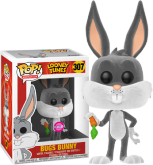 Looney Tunes POP! Television Vinyl Figure Bugs Bunny Flocked 9 cm