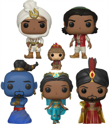 Aladdin 2019 Pop ! Disney Vinyl Bundle (Set of 5)