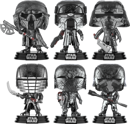 Star Wars Episode IX: The Rise Of Skywalker - Knights Of Ren Hematite Chrome Pop! Vinyl Bundle (Set of 6)