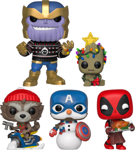 Marvel - The Inevitable Holiday Pop! Vinyl Bundle (Set of 5)
