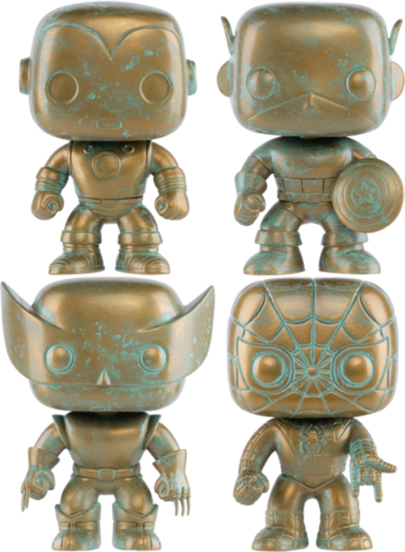 Marvel - Poppin’ Patina 80th Anniversary Pop! Vinyl Bundle (Set of 4)