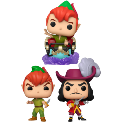 Peter Pan - Peter Pan’s Flight Disneyland 65th Anniversary Pop! Vinyl Bundle (Set of 3)