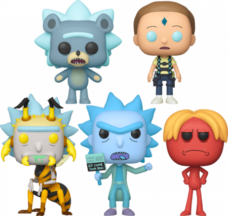 Rick and Morty - Teddy Bear Ricknic Pop! Vinyl Bundle (Set of 5)
