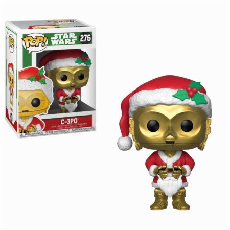 Star Wars POP! Vinyl Bobble-Head Holiday Santa C-3PO 9 cm
