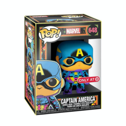 Marvel: Black Light POP! Vinyl Figure Captain America Limited (con bollino Special Edition Exclusive)