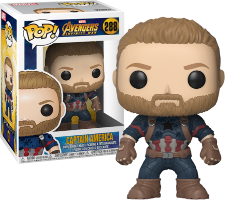 Avengers Infinity War POP! Movies Vinyl Figure Captain America 9 cm
