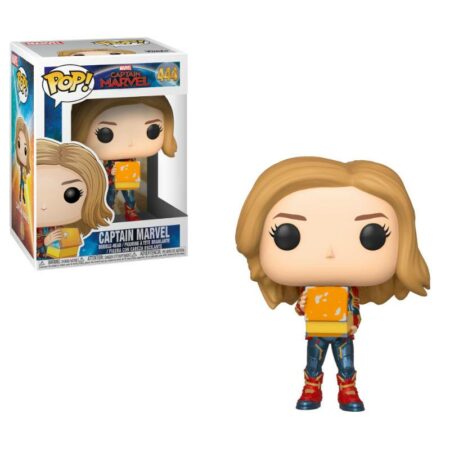Captain Marvel POP! Marvel Vinyl Bobble-Head Figure Captain Marvel w/Lunch Box 9 cm