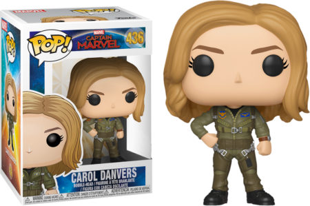 Captain Marvel POP! Marvel Bobble-Head Figures Carol Danvers Limited 9 cm