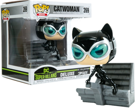 Batman: Hush POP! Jim Lee Collection Deluxe Vinyl Figure Catwoman on Rooftop Limited 9 cm