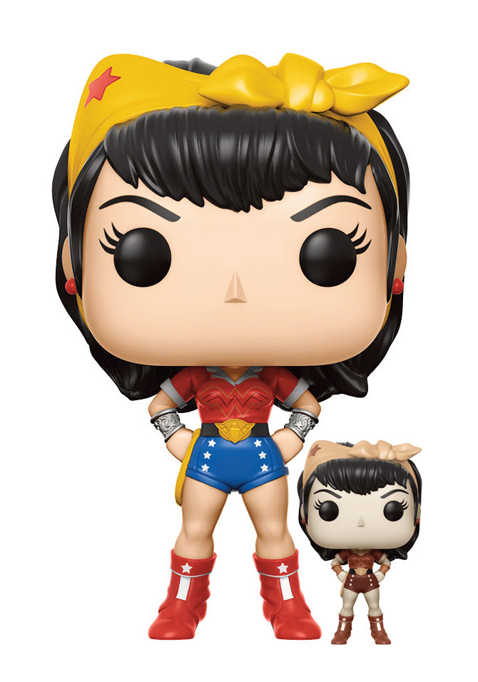 DC Comics Bombshells POP! Heroes Vinyl Figures 9 cm Wonder Woman Assortment (2)
