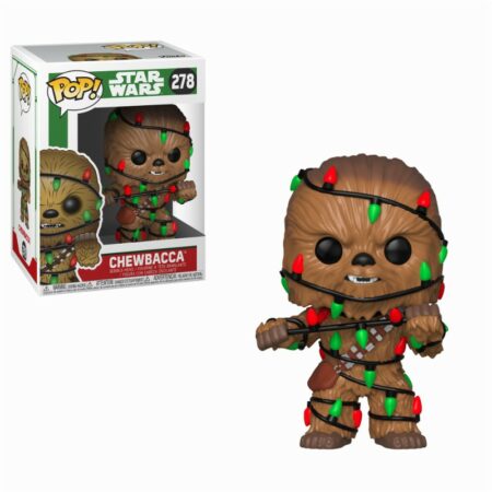 Star Wars POP! Vinyl Bobble-Head Holiday Chewbacca with Lights 9 cm