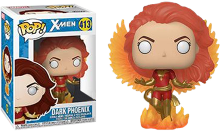 Marvel Comics POP! Marvel Vinyl Bobble-Head Figure Dark Phoenix with Flames Limited 9 cm