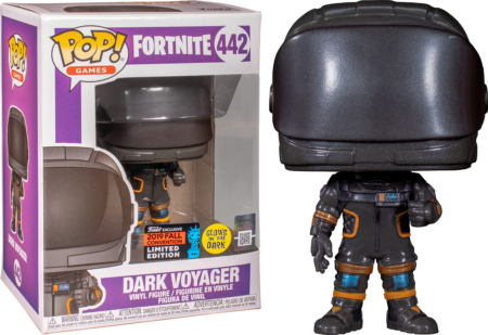 Fortnite! Vinyl Figure Dark Voyager Glow in The Dark Exclusive Edition 9 cm (con bollino Fall Convention 2019)