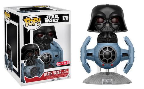 Star Wars POP! Vinyl Bobble-Head Darth Vader with Tie Fighter Limited Edition Deluxe