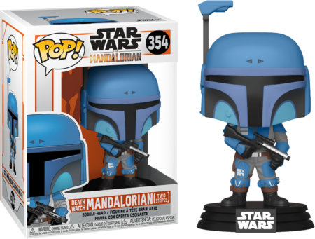Star Wars The Mandalorian POP! TV Vinyl Figure Death Watch Mandalorian Two Stripes Limited 9 cm