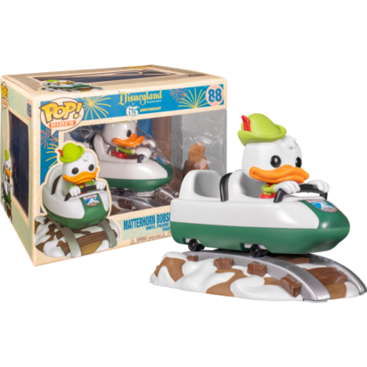 Disneyland: 65th Anniversary POP! Vinyl Figure Donald Duck with Matterhorn Bobsleds Attraction