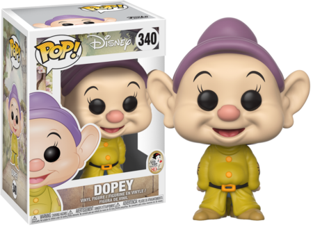 Snow White and The Seven Dwarfs POP! Disney Vinyl Figure Dopey 9 cm