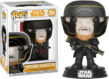 Star Wars Solo POP! Movies Vinyl Bobble-Head Dryden Gangster Bounty Hunter Limited 9 cm