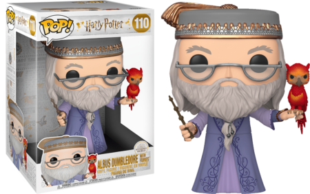 Harry Potter POP! Movies Supersized Vinyl Figure Dumbledore with Fawkes 25 cm