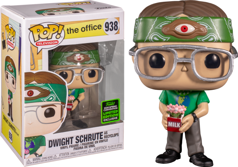 The Office POP! Vinyl Figure Dwight Schrute as Recyclops Limited 9 cm (con bollino Spring Convention 2020)