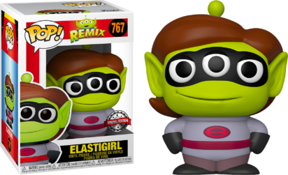 Pixar POP! Disney Vinyl Figure Alien as Elastigirl in Silver Suit Limited 9 cm