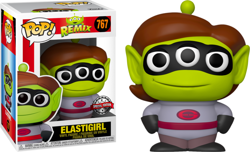 Pixar POP! Disney Vinyl Figure Alien as Elastigirl in Silver Suit Limited 9 cm