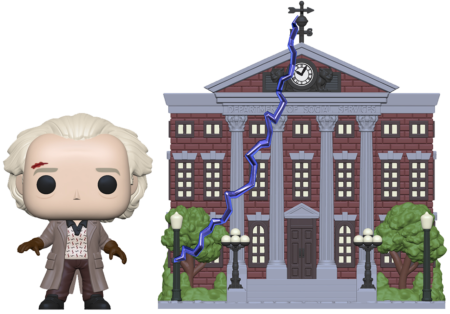 Back to the Future POP! Town Vinyl Figure Doc w/Clock Tower 9 cm