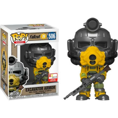 Fallout 76 POP! Games Vinyl Figure Excavator Armor (con bollino E3 Convention 2019) Limited 9 cm