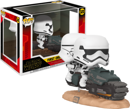 Star Wars Episode IX POP! Movie Moment Vinyl Figure First Order Tread Speeder 9 cm