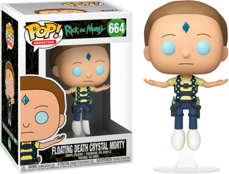 Rick and Morty POP! Animation Vinyl Figure Floating Death Crystal Morty Limited 9 cm