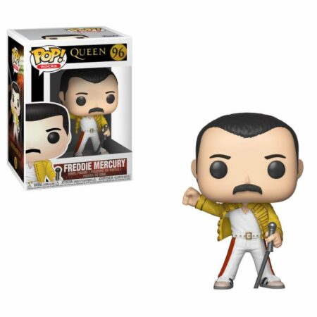 Queen POP! Rocks Vinyl Figure Freddy Mercury Wembley 1986 9 cm