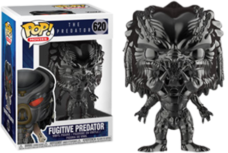 The Predator POP! Movies Vinyl Figures Fugitive Predator Chrome Limited 9 cm