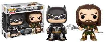 Justice League Movie POP! Marvel Vinyl Figures 2-Pack Batman & Aquaman 9 cm